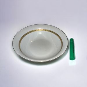 VTG 2000 Retroneu Vineyard Gold 22kt Band 4325 Porcelain Serving Bowl EUC